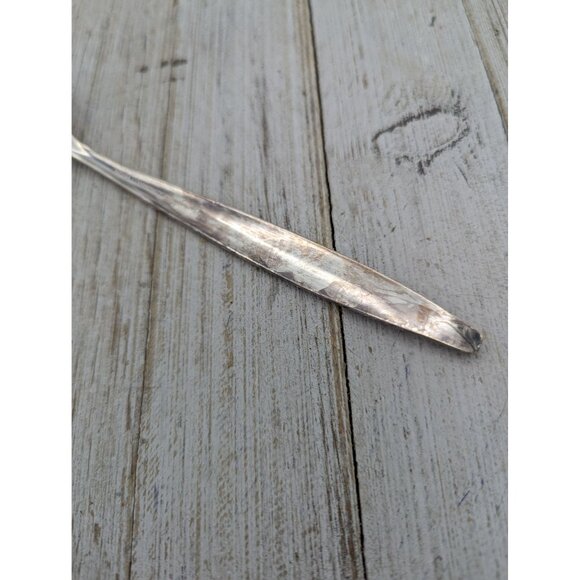 Oneida Community Silverplate Enchandment Gentle Rose Flatware Cold Meat Fork - Picture 5 of 7